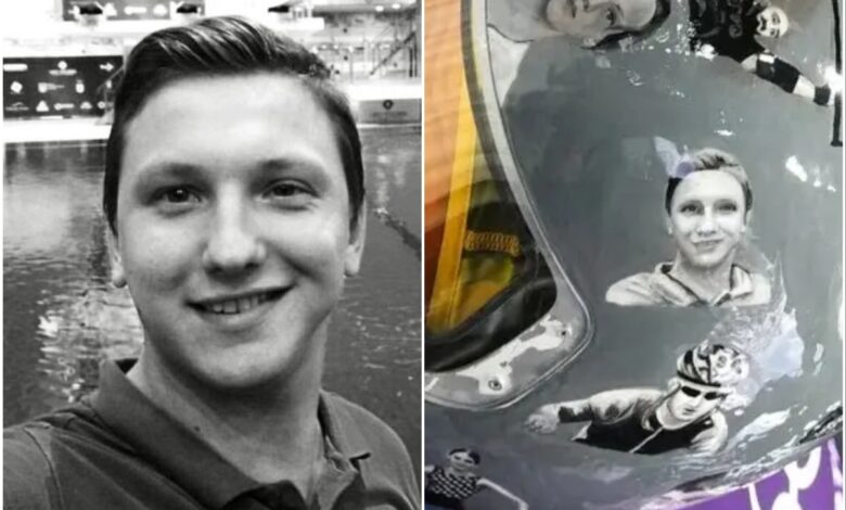 Миколаєвець Микита Козубенко - в житті та на шоломі пам'яті